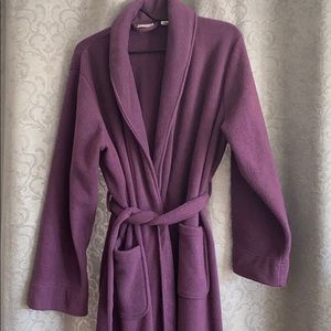 Women’s Purple Fleece robe